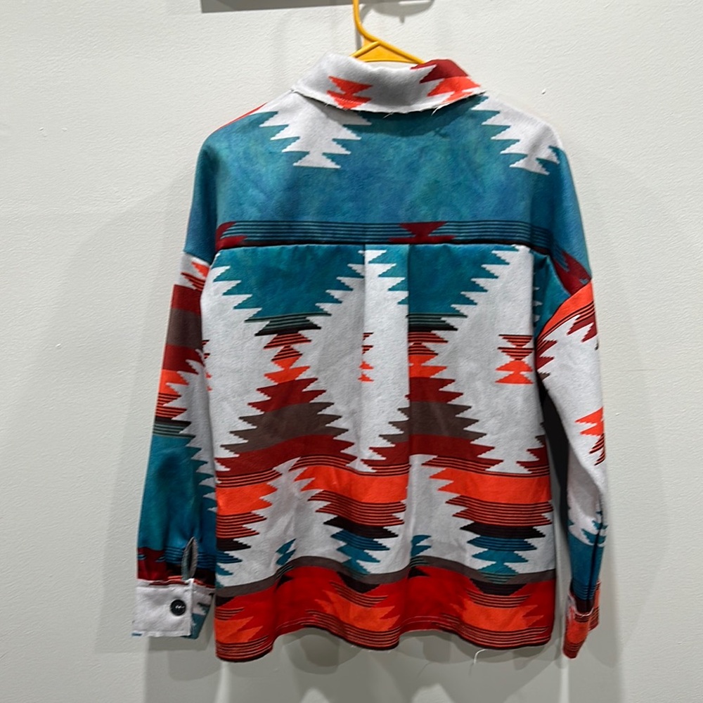 Men's Multicolor Patterned Jacket - image 2